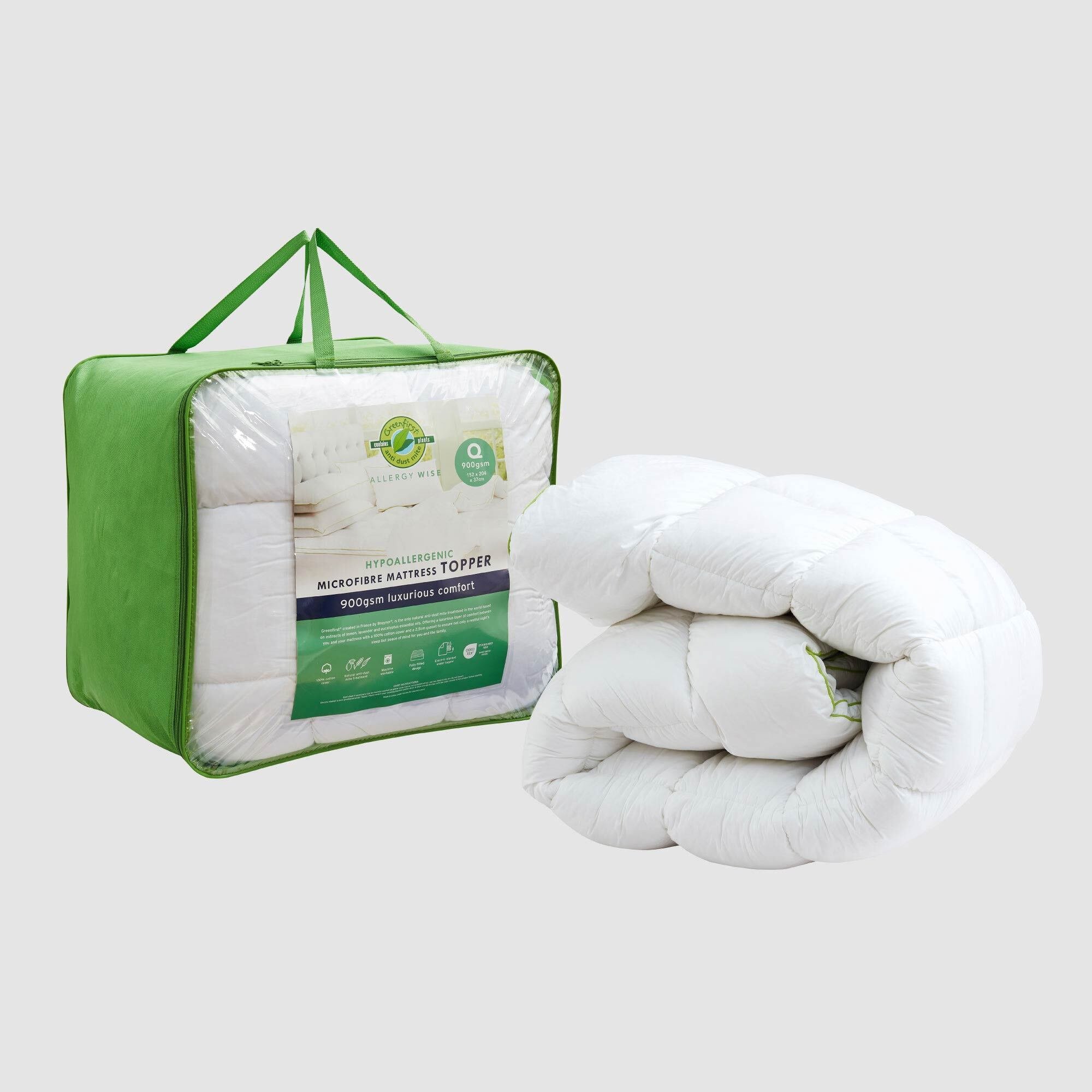 Greenfirst Allergy Wise 900gsm Mattress Topper