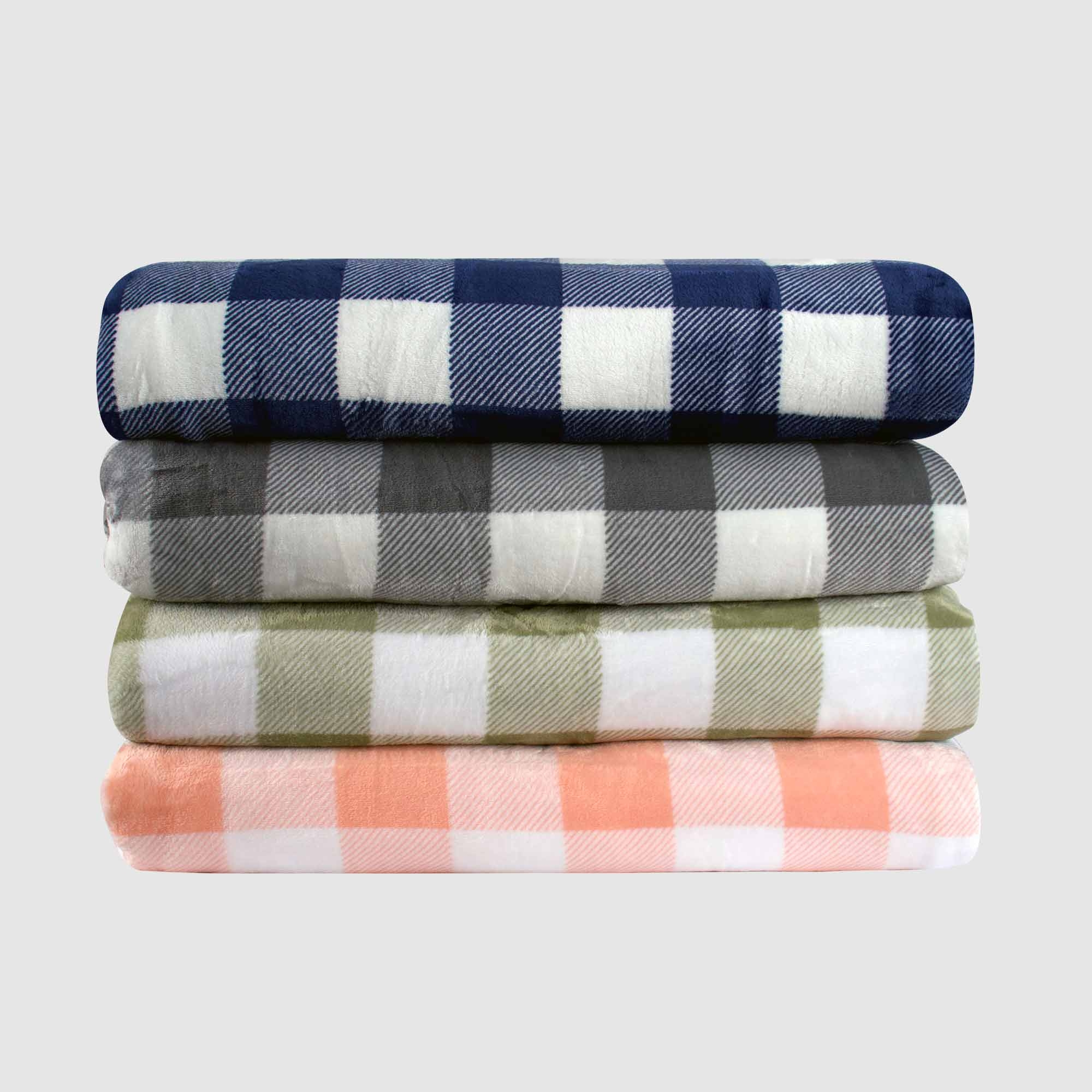 Sleep Lab Ethan Check Blanket