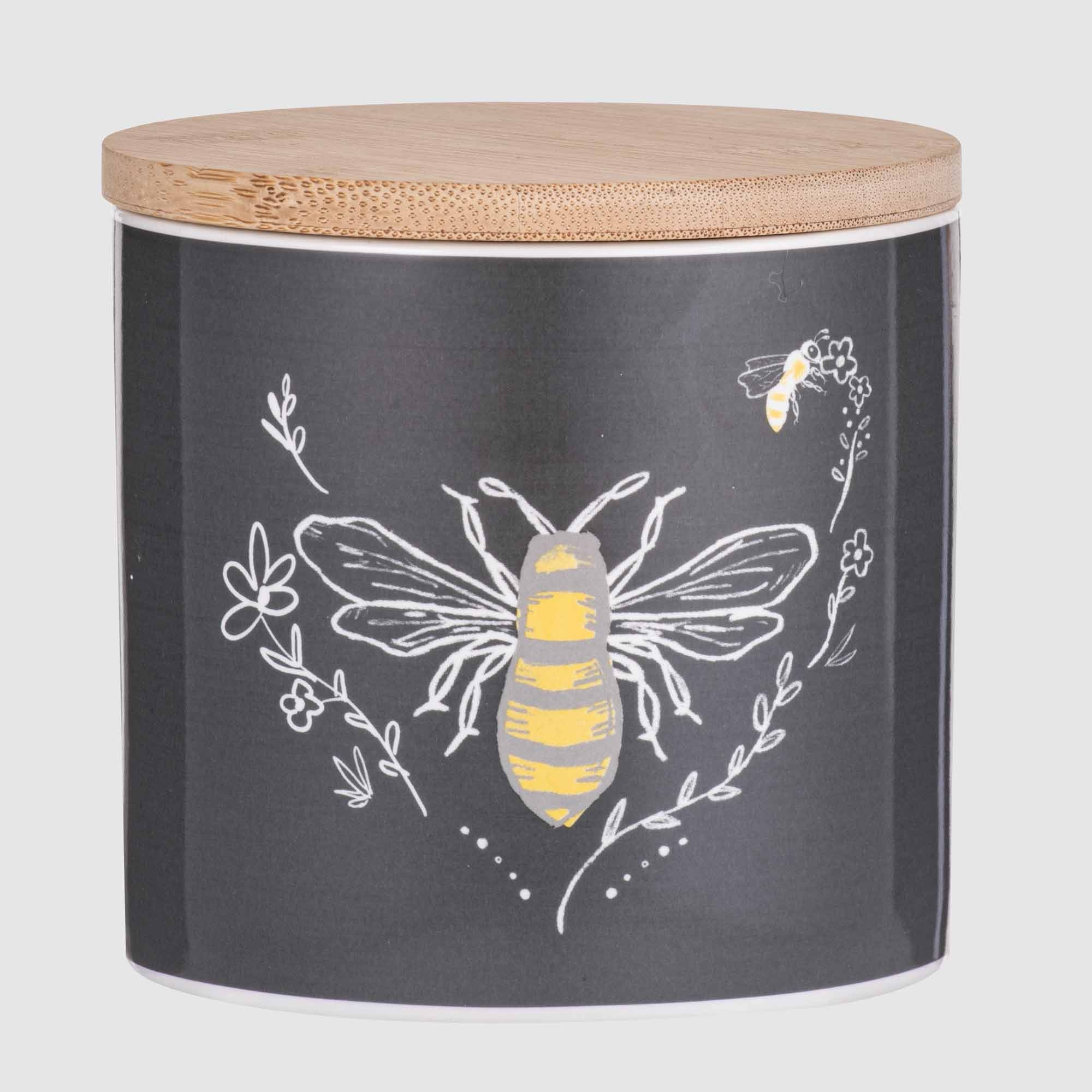 Just Home Bees Ceramic Canister