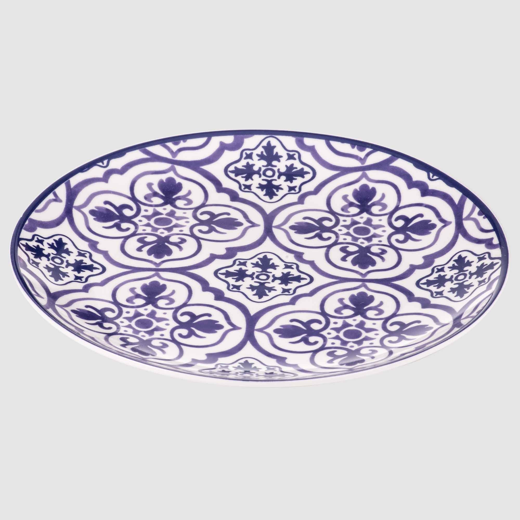 Just Home Moroccan Tile Side Plate 19cm