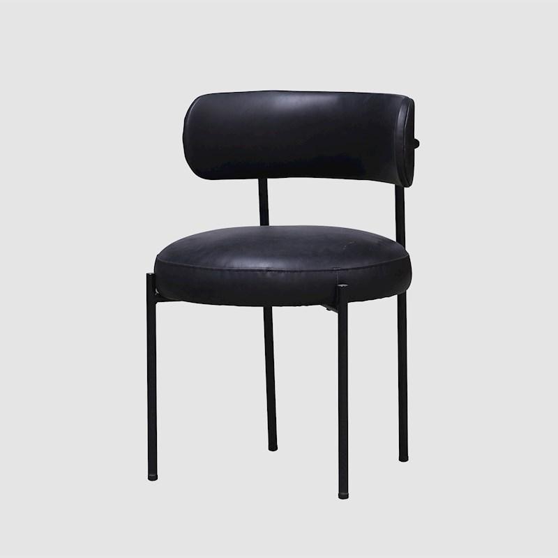 Fleur Dining Chair Black 45cm Briscoes NZ