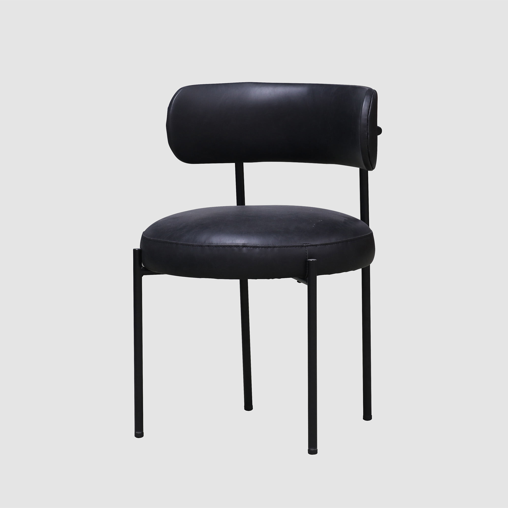 Fleur Dining Chair Black 45cm