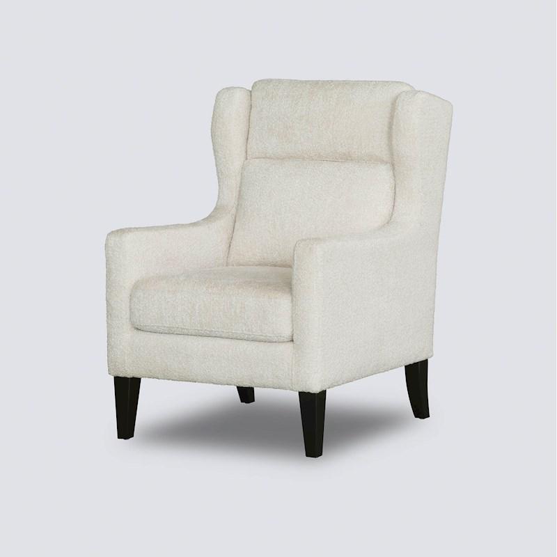 Charleston Armchair White Boucle Briscoes NZ