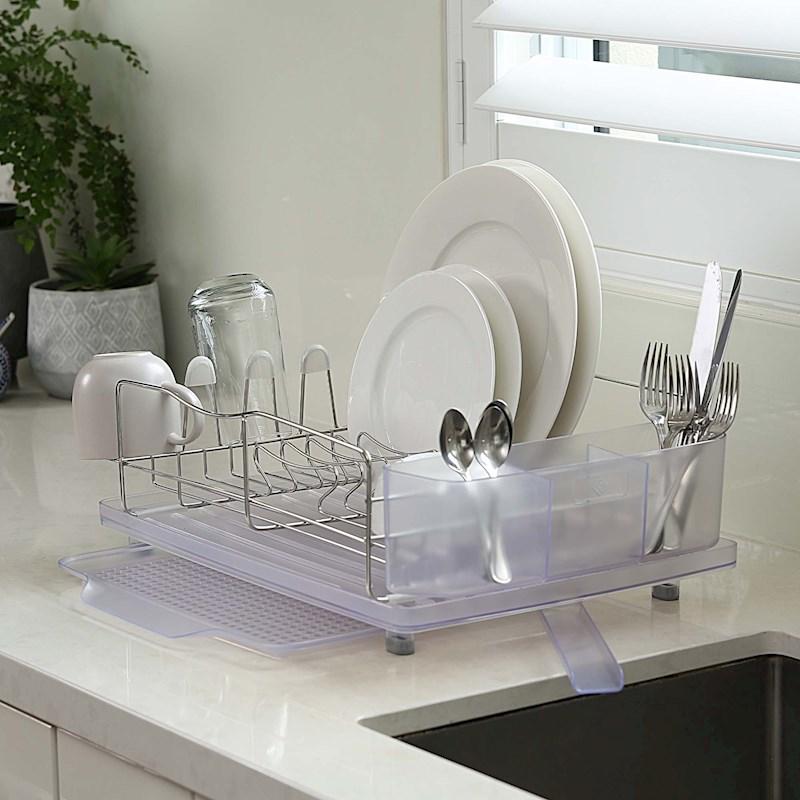 Stainless steel dish strainer top