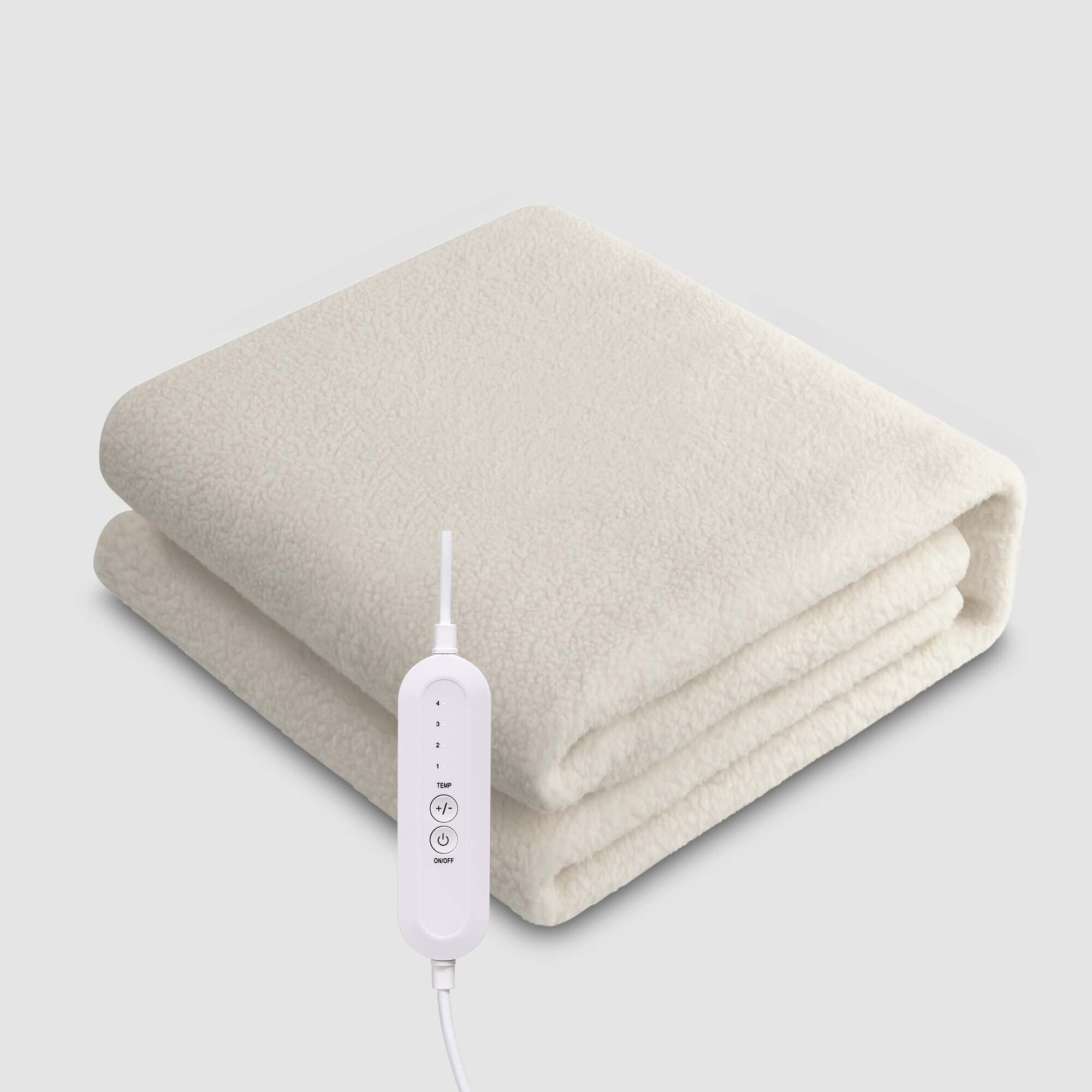Goldair Fleece Fitted Electric Blanket King Single GFLEBKS