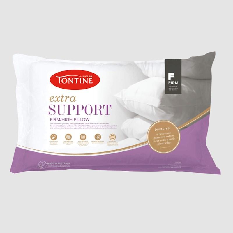 Tontine Extra Support High Firm Pillow Briscoes NZ