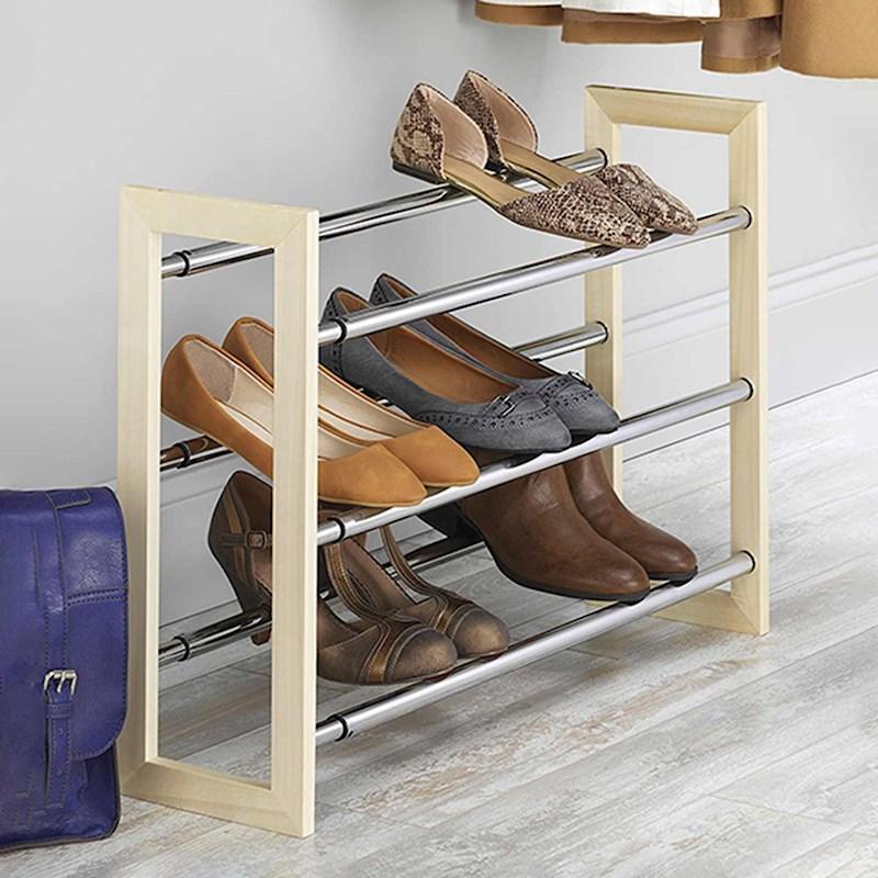 Expanding shoe rack shop
