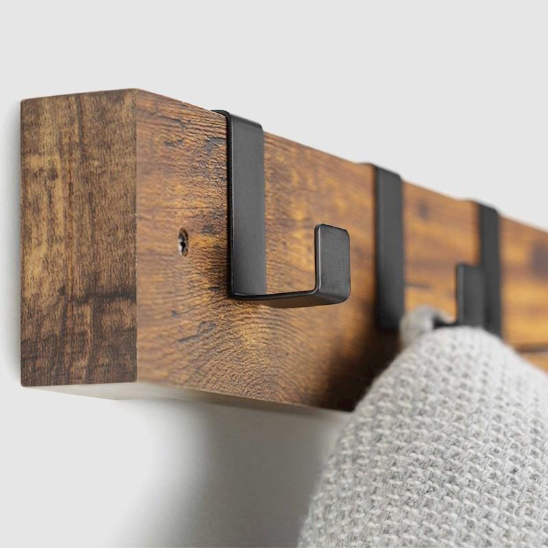Whitmor Modern Indus Coat Rack Black Briscoes NZ