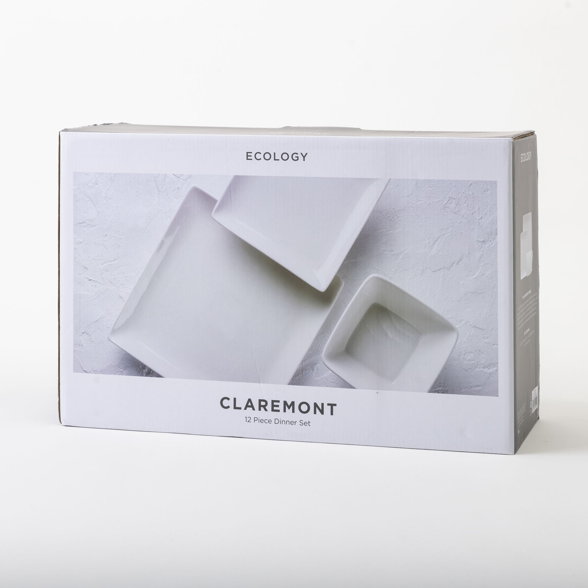 Ecology Claremont Square White Dinner Set 12 Piece
