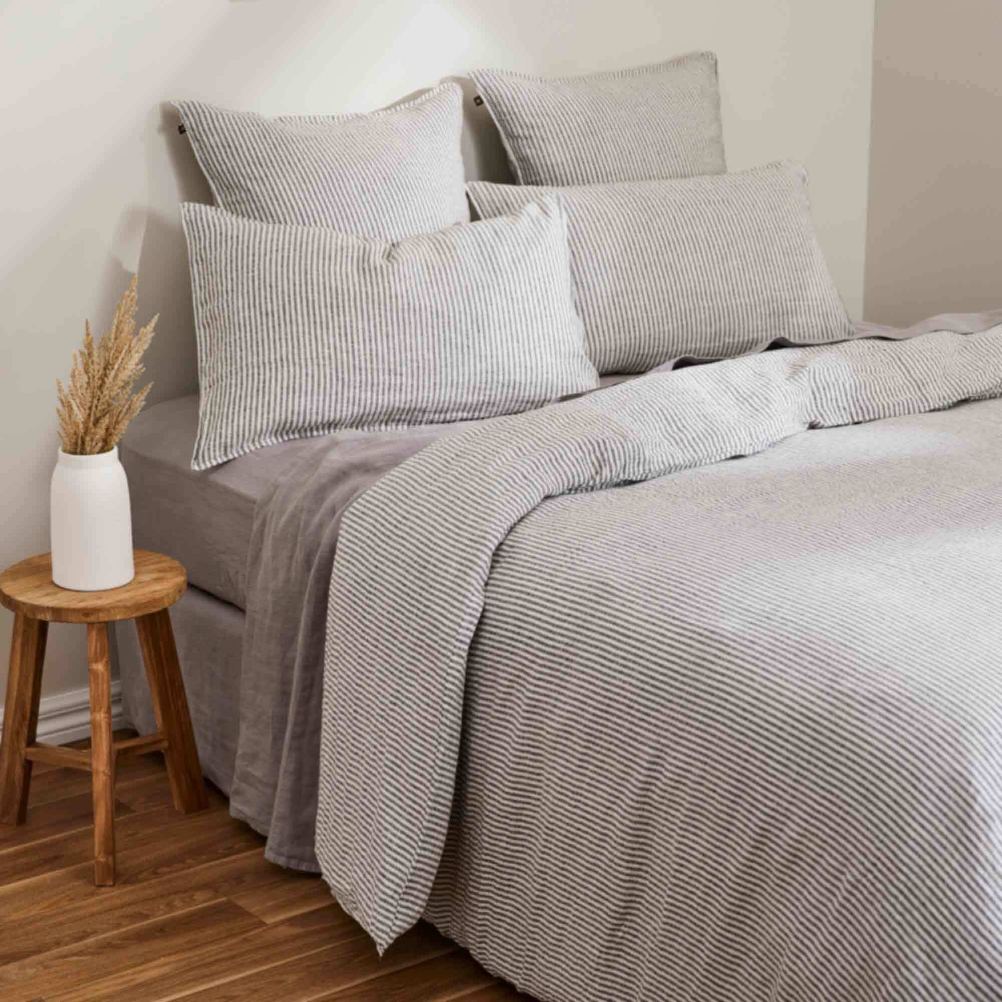 Hotel At Home Massimo French Linen Duvet Cover Set