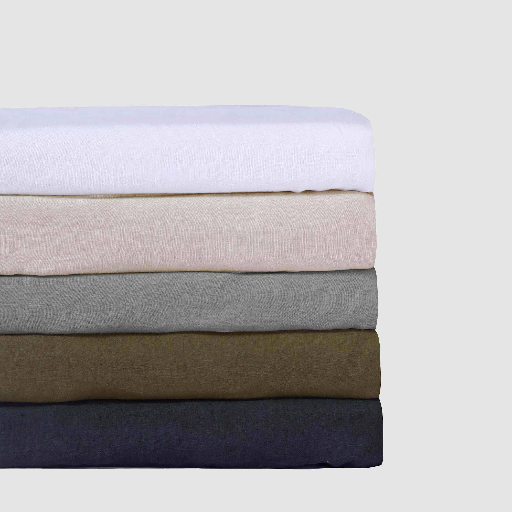Hotel At Home Plain Dyed French Linen Euro Pillowcase