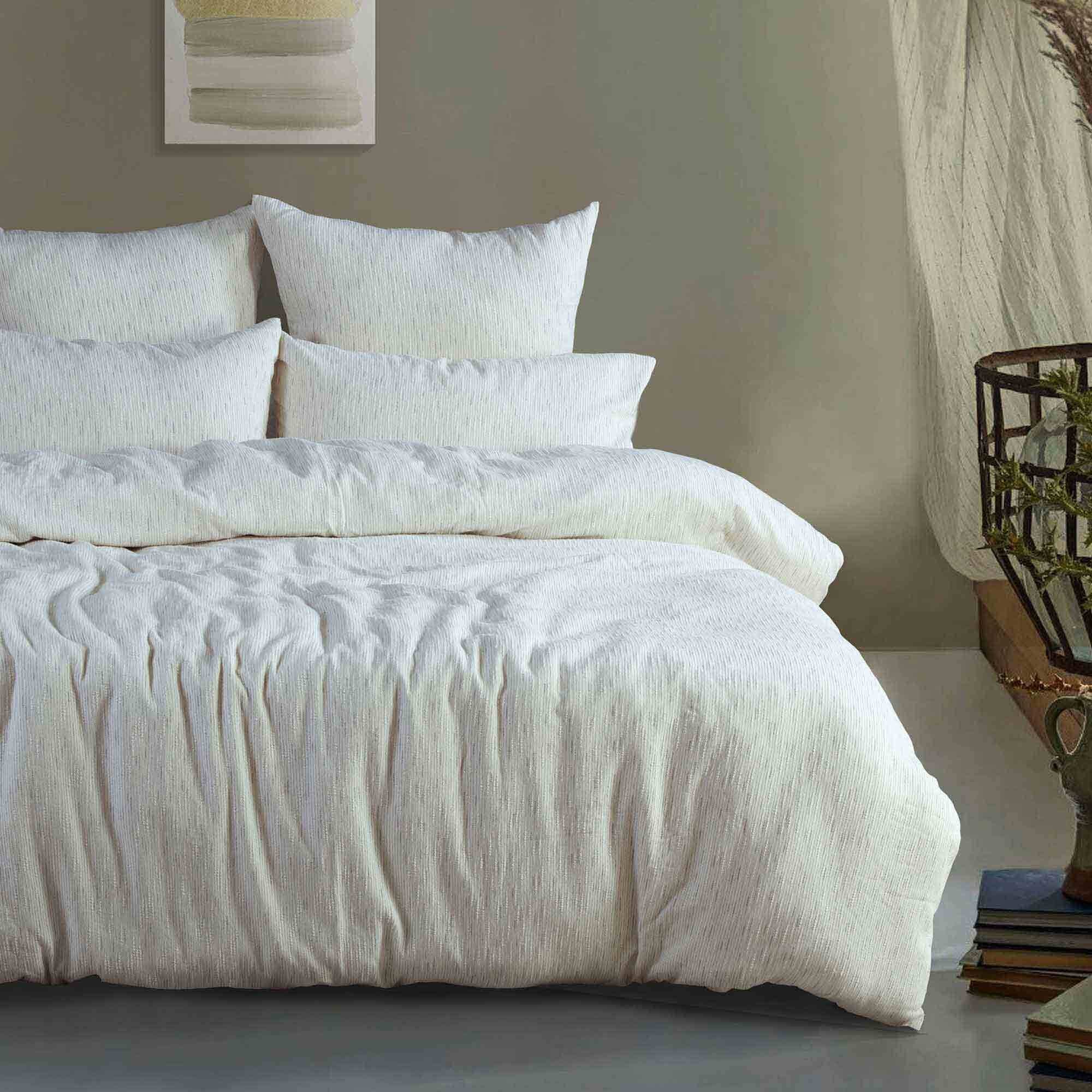 Urban Loft Slub Cord Twill Duvet Cover Set