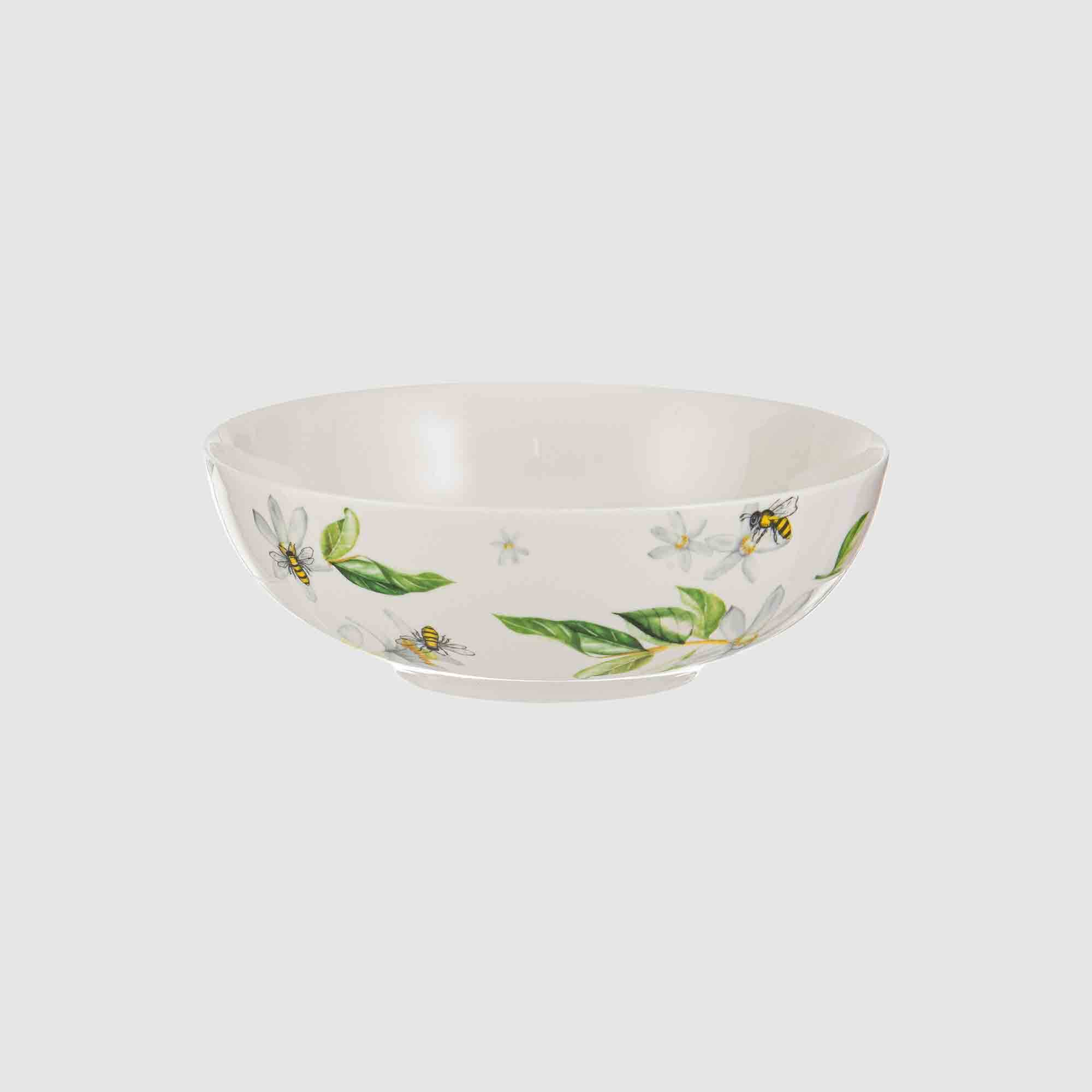 Just Home Manuka Floral Bowl 18cm