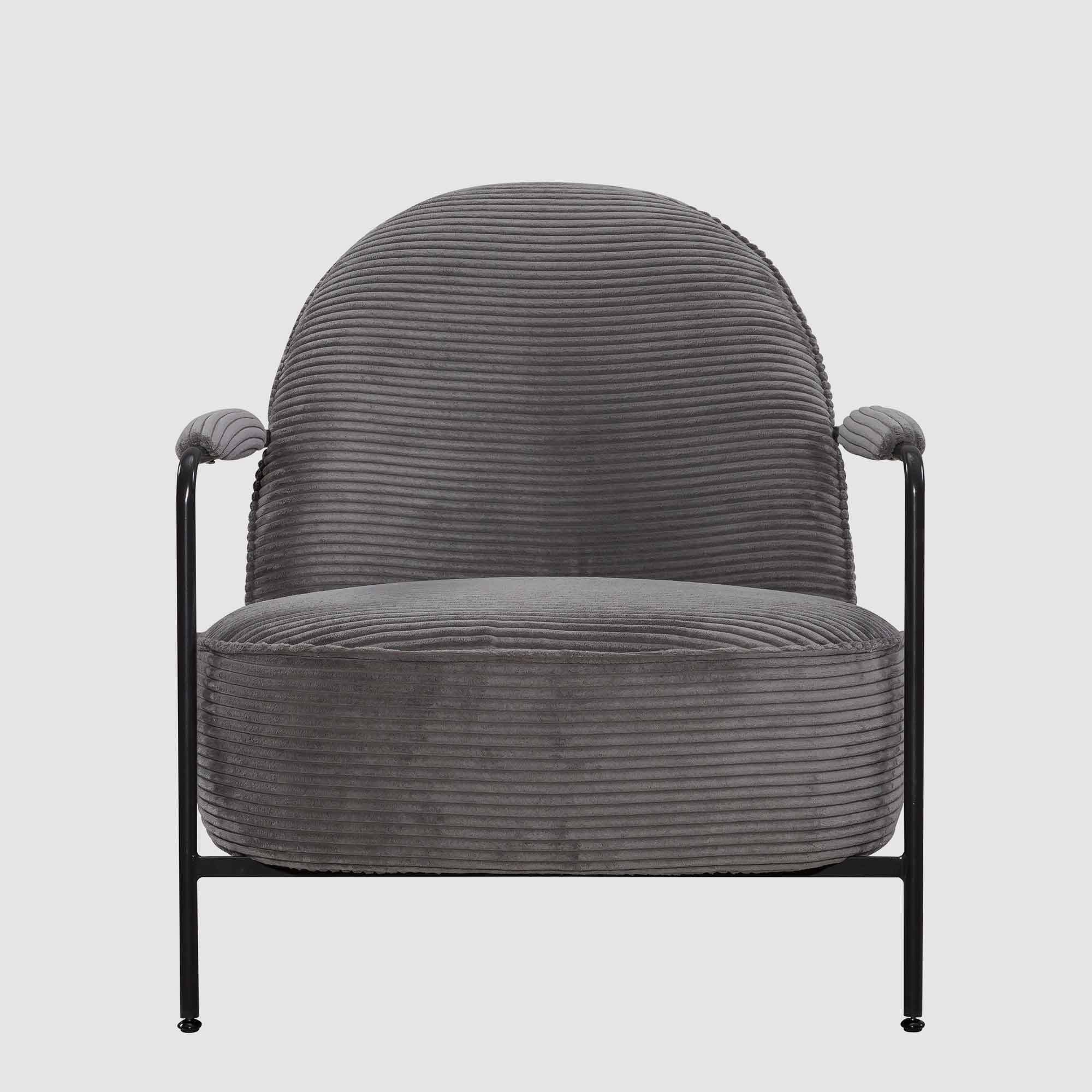 Urban Loft Lulu Lounge Chair Grey