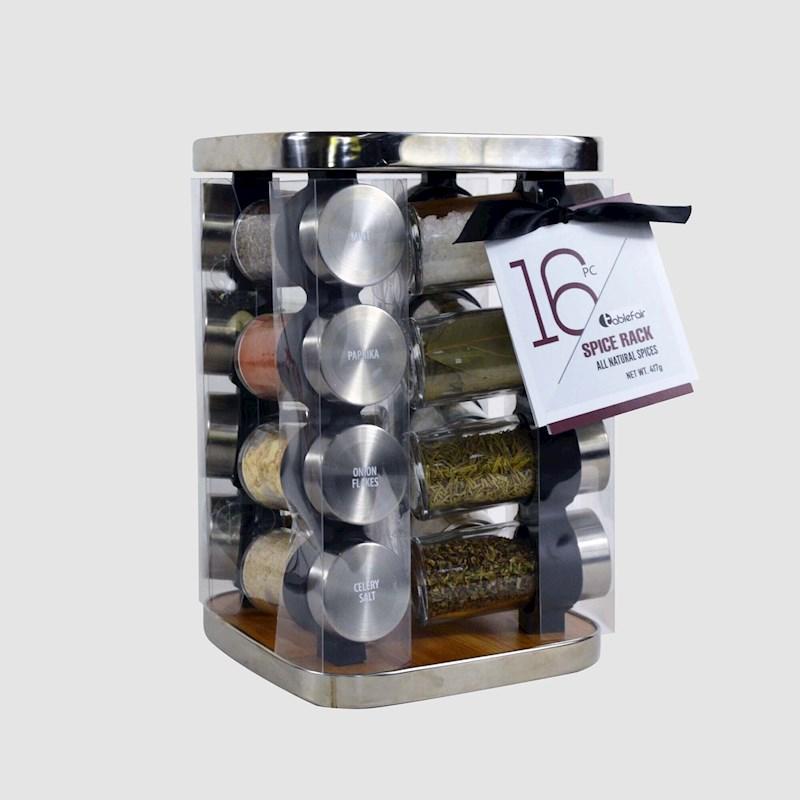 Tablefair Spice Rack 16 Bottles Briscoes NZ