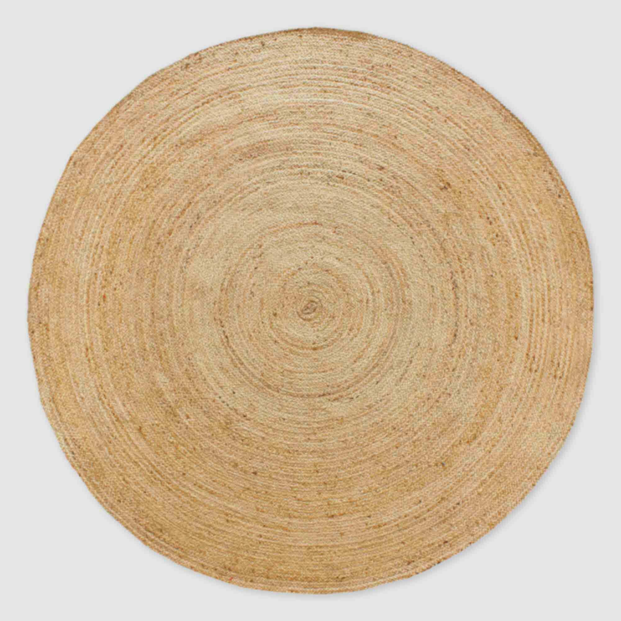 Effects Natural Jute Rug Round 120cm