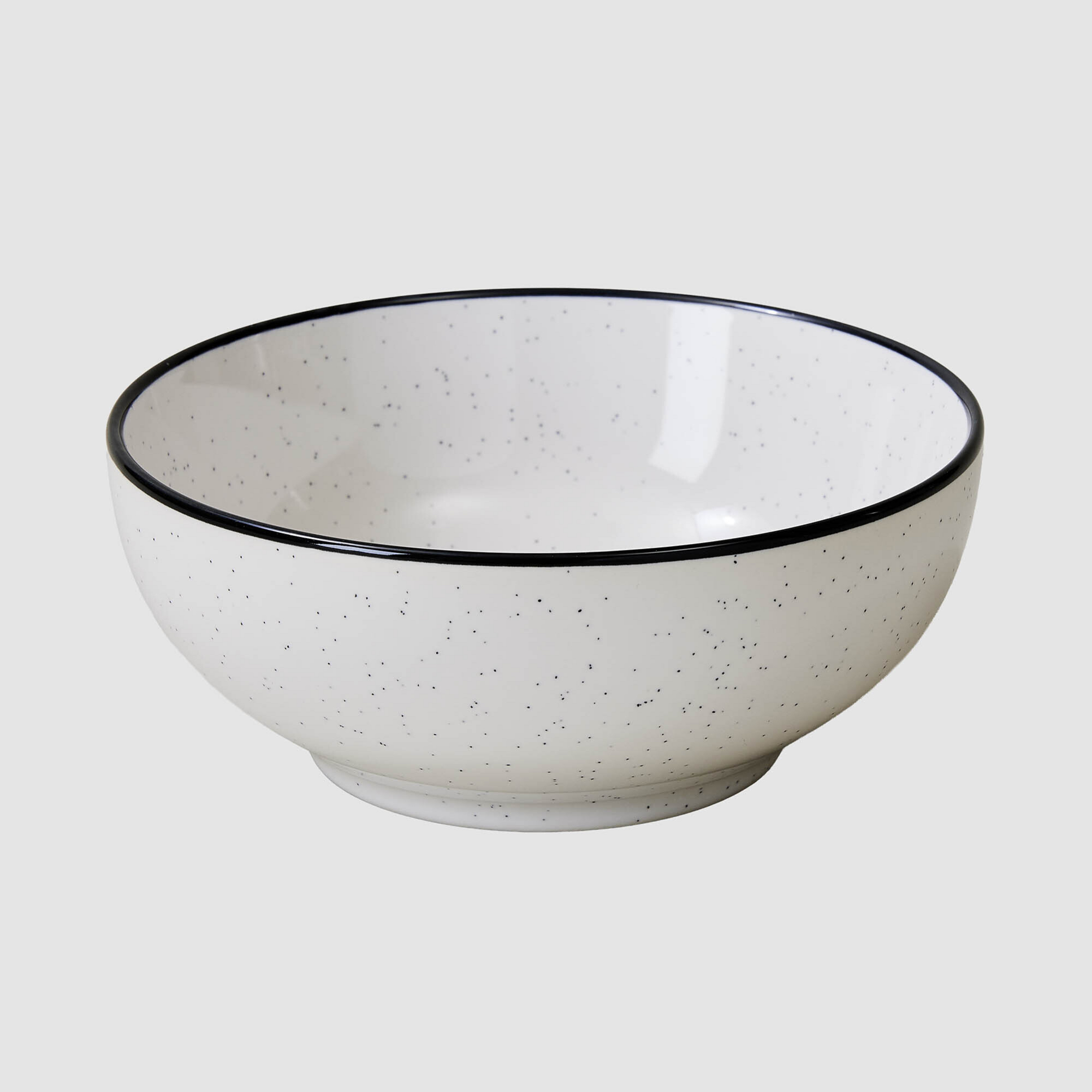 Simon Gault Pori Cereal Bowl 16.5cm Black Rim