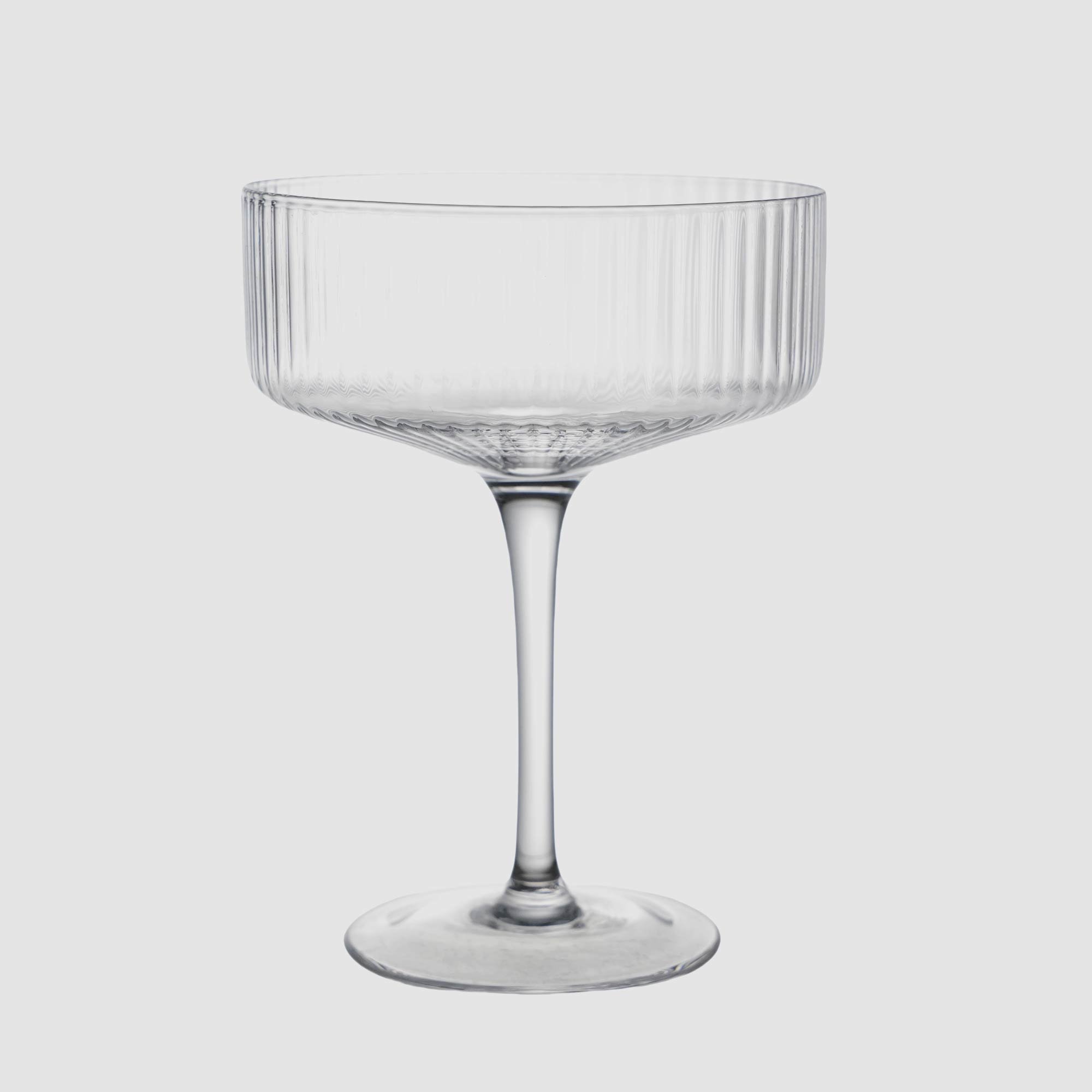 Urban Loft Ripples Champagne Glass 280ml Set 4