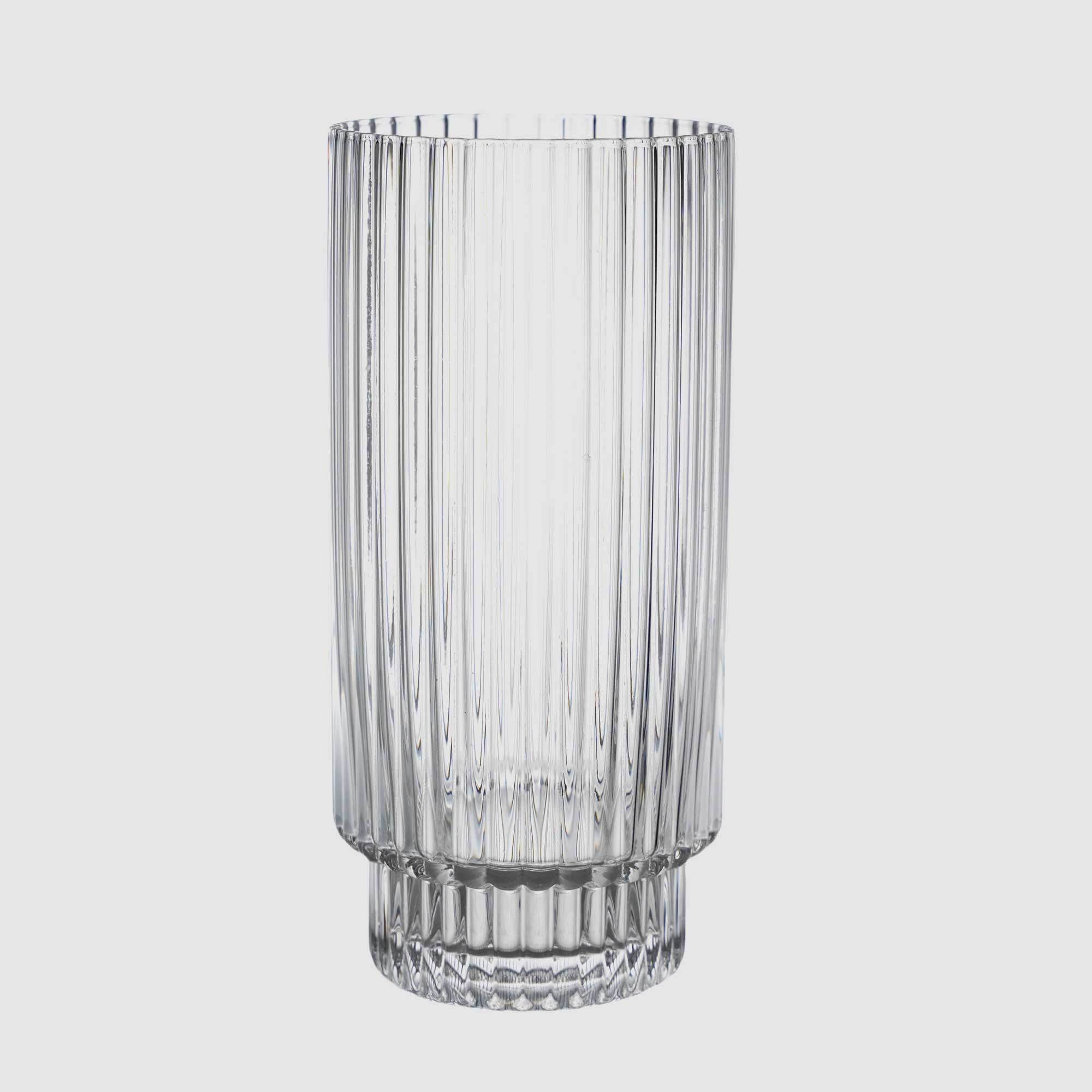 Urban Loft Ripples Highball Tumbler 450ml Set 4