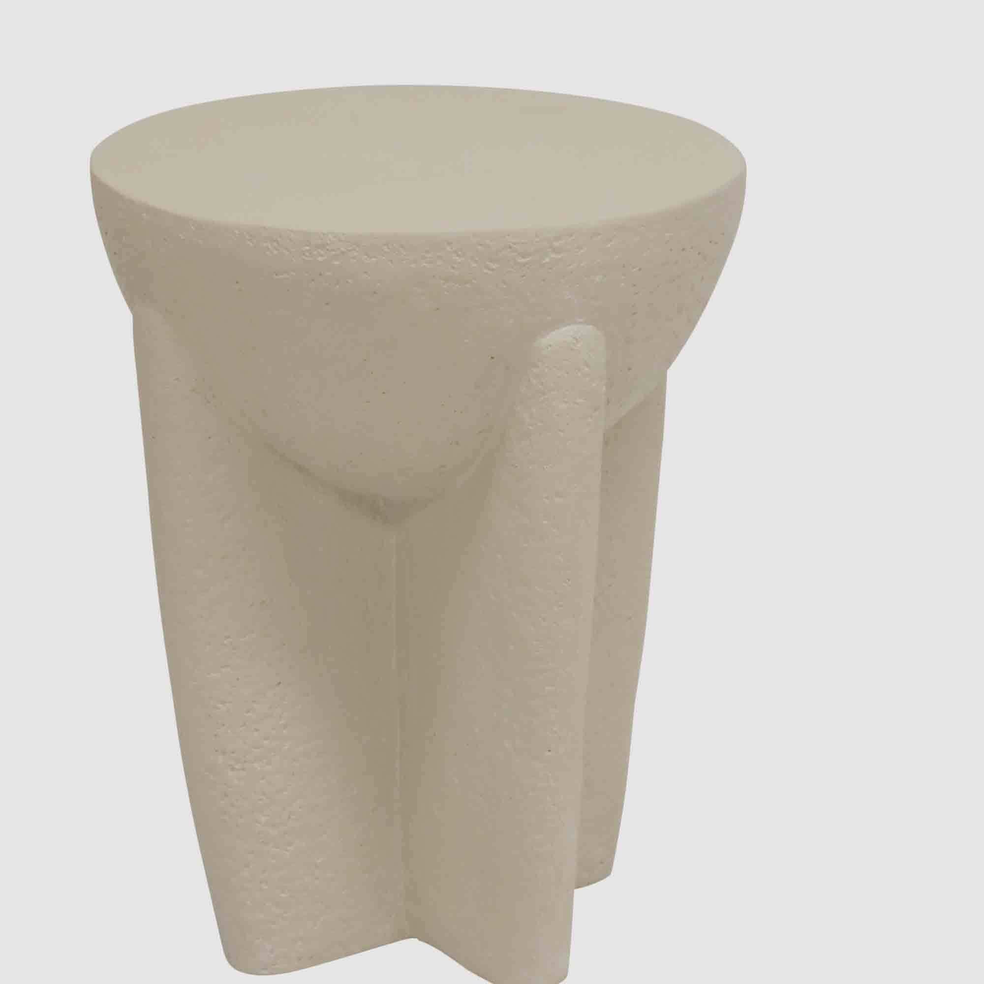 Stoneleigh & Robertson Stone Look Polyresin Stool