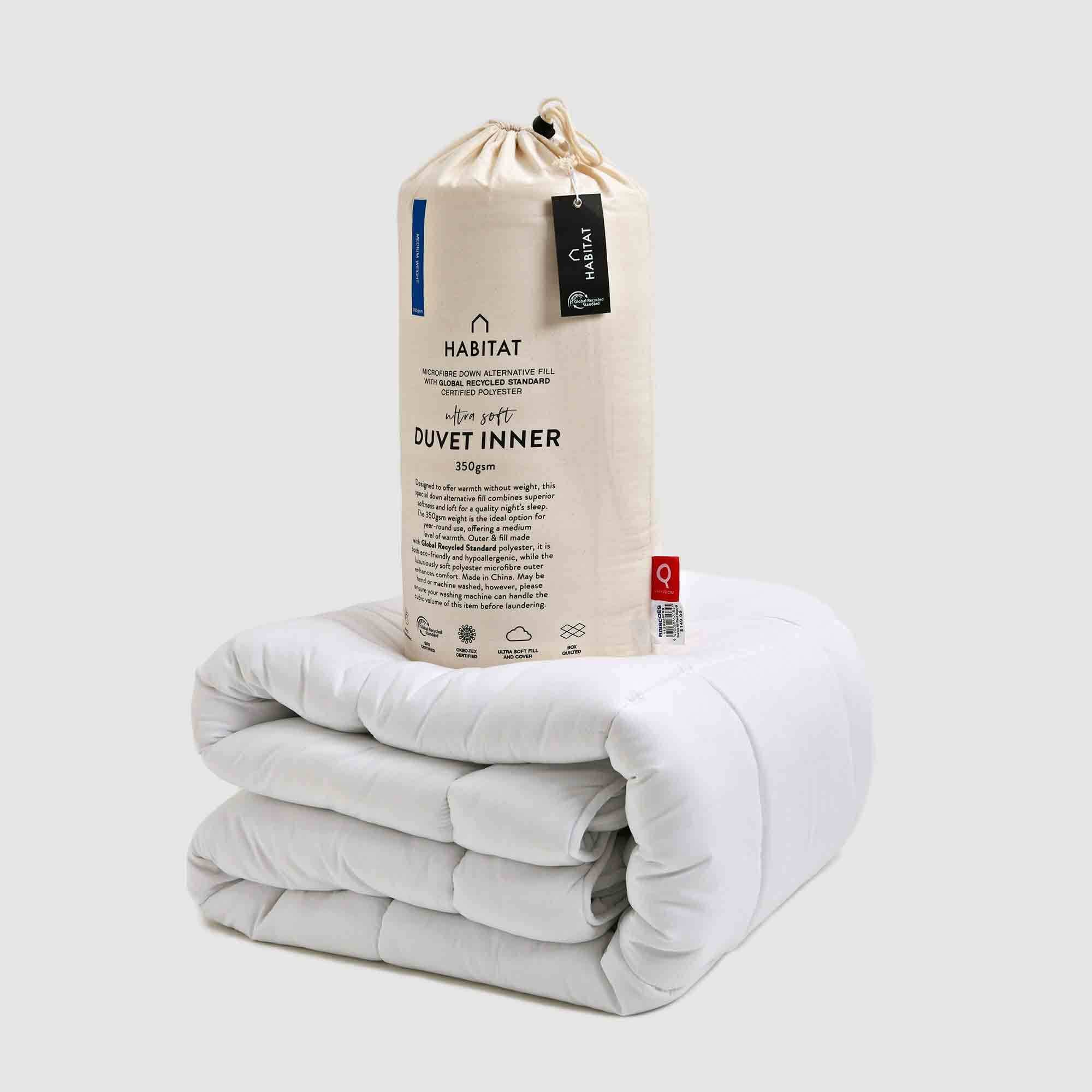 Habitat 350gsm Ultrasoft Duvet Inner