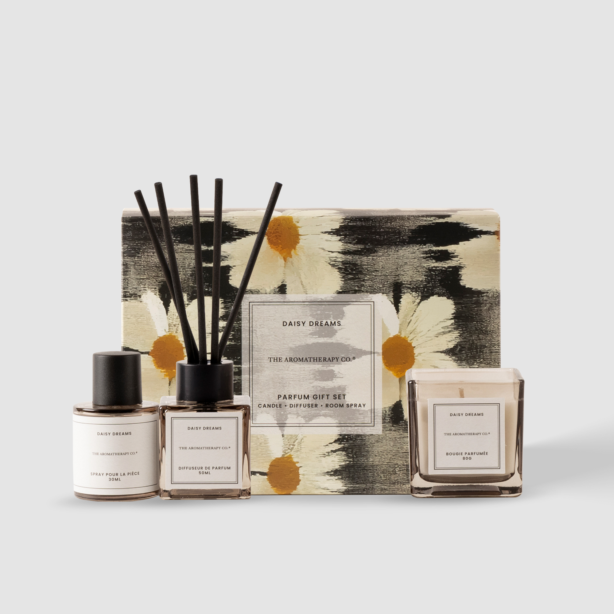 The Aromatherapy Co Lumiere Home Fragrance Daisy Dreams Gift Set