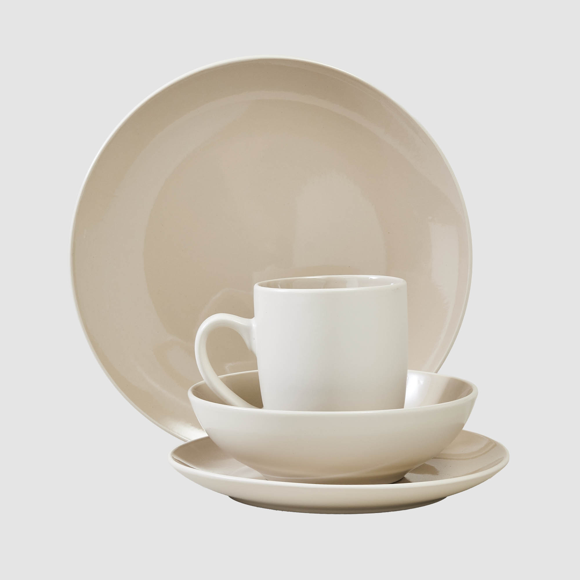 Thompson Luna Ivory Dinner Set 16 Piece