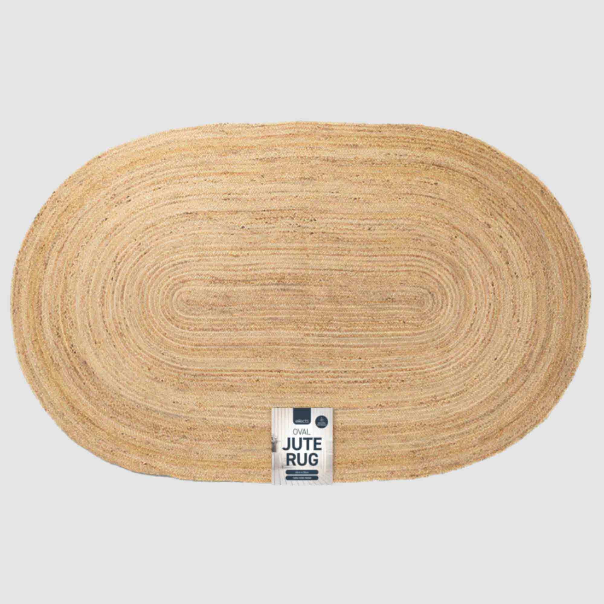 Effects Natural Jute Rug Oval