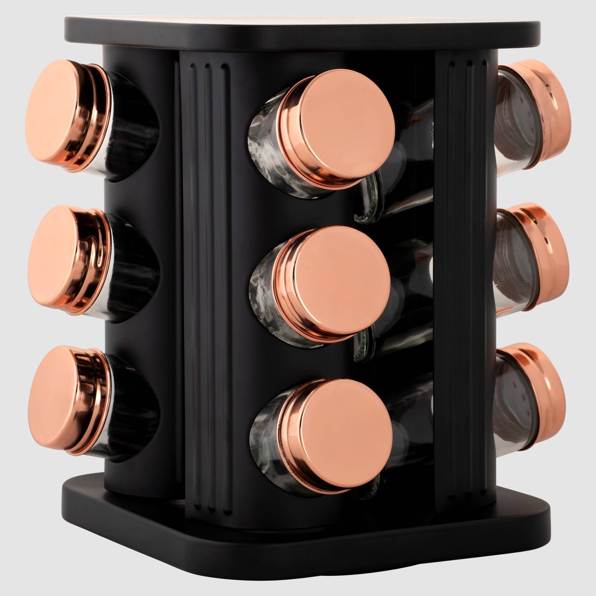 Maxwell Racks Maxwell & Williams Astor Spice Rack Black 12 Piece | Briscoes