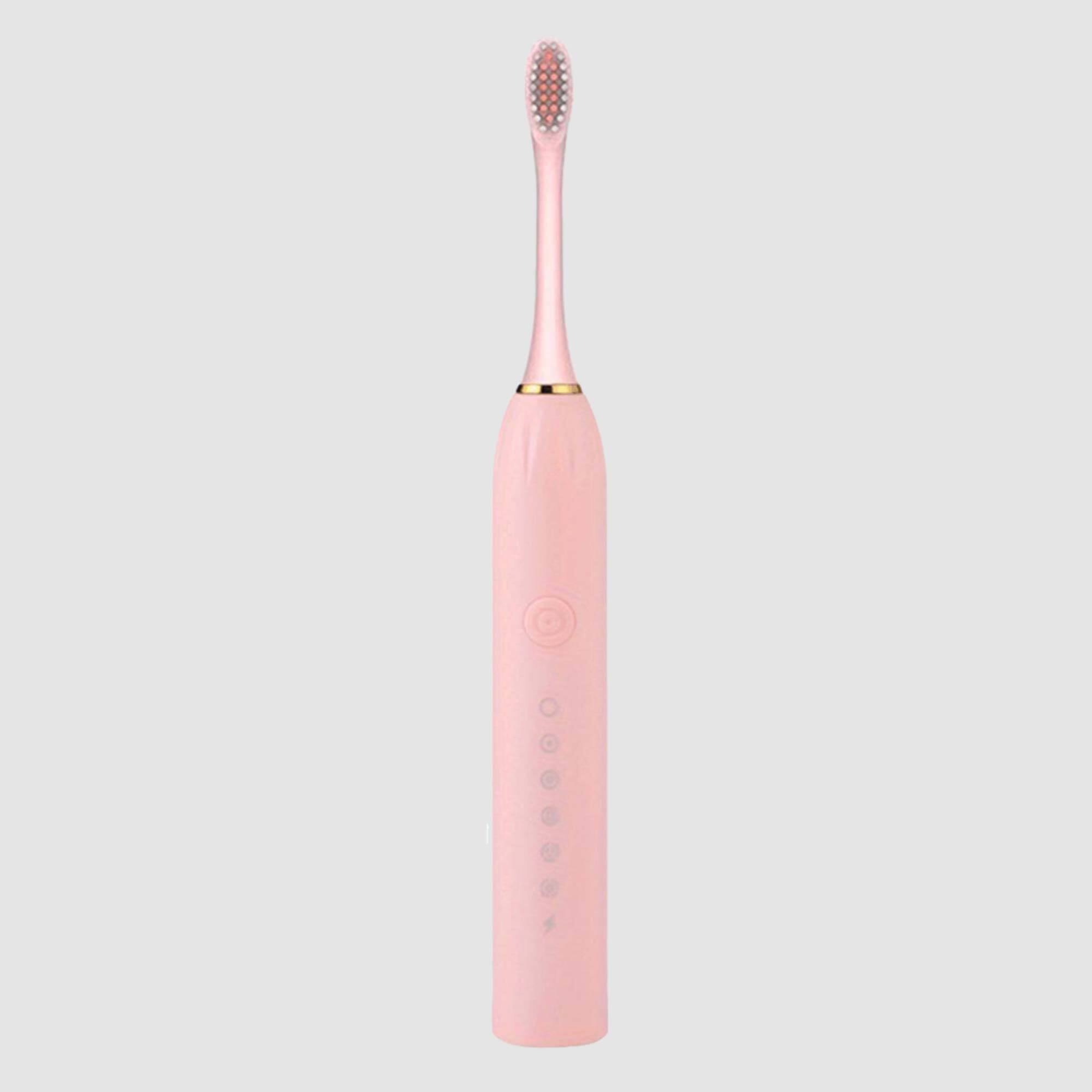 Pink Ribbon Toothbrush ProSonic Toothbrush w/ 8 heads Pink | Briscoes