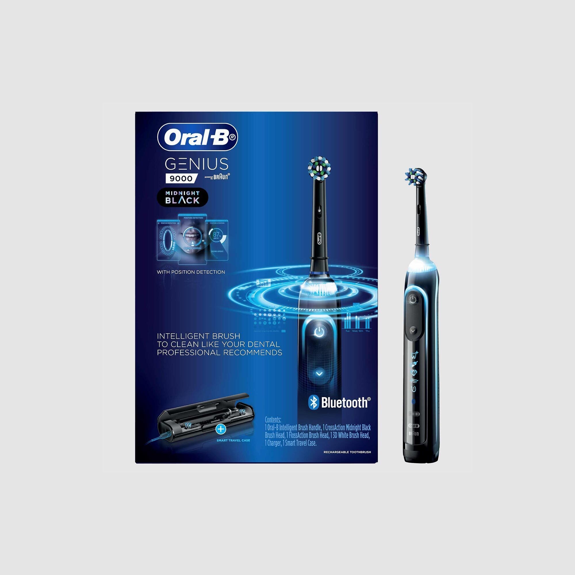 Oral B Genius Toothbrush 9000 Black G9000MBN | Briscoes