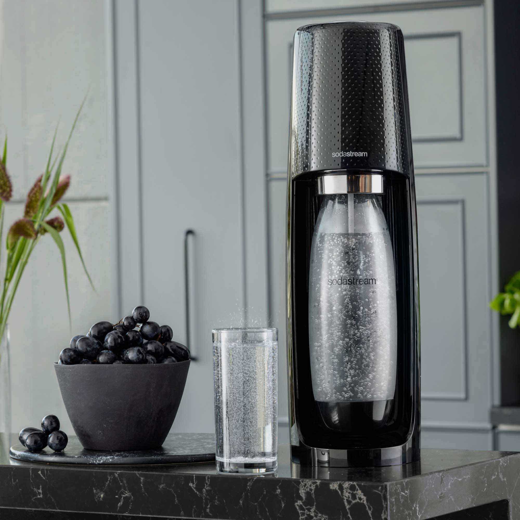 SodaStream Machine Spirit Summer Edition Black 60 Litre | Briscoes